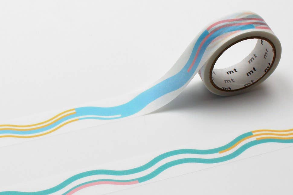 MT Washi Tape / Wavy Pastel
