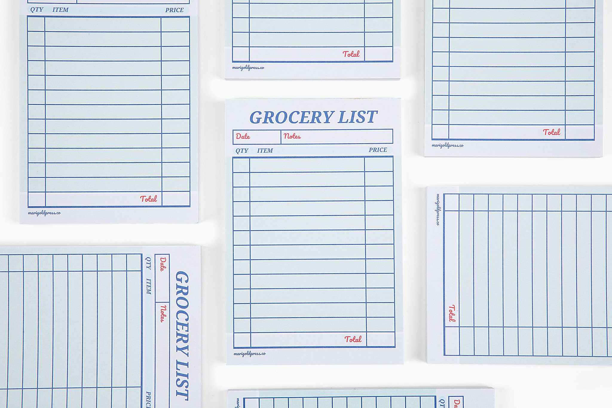 Guest Check Notepad Grocery List