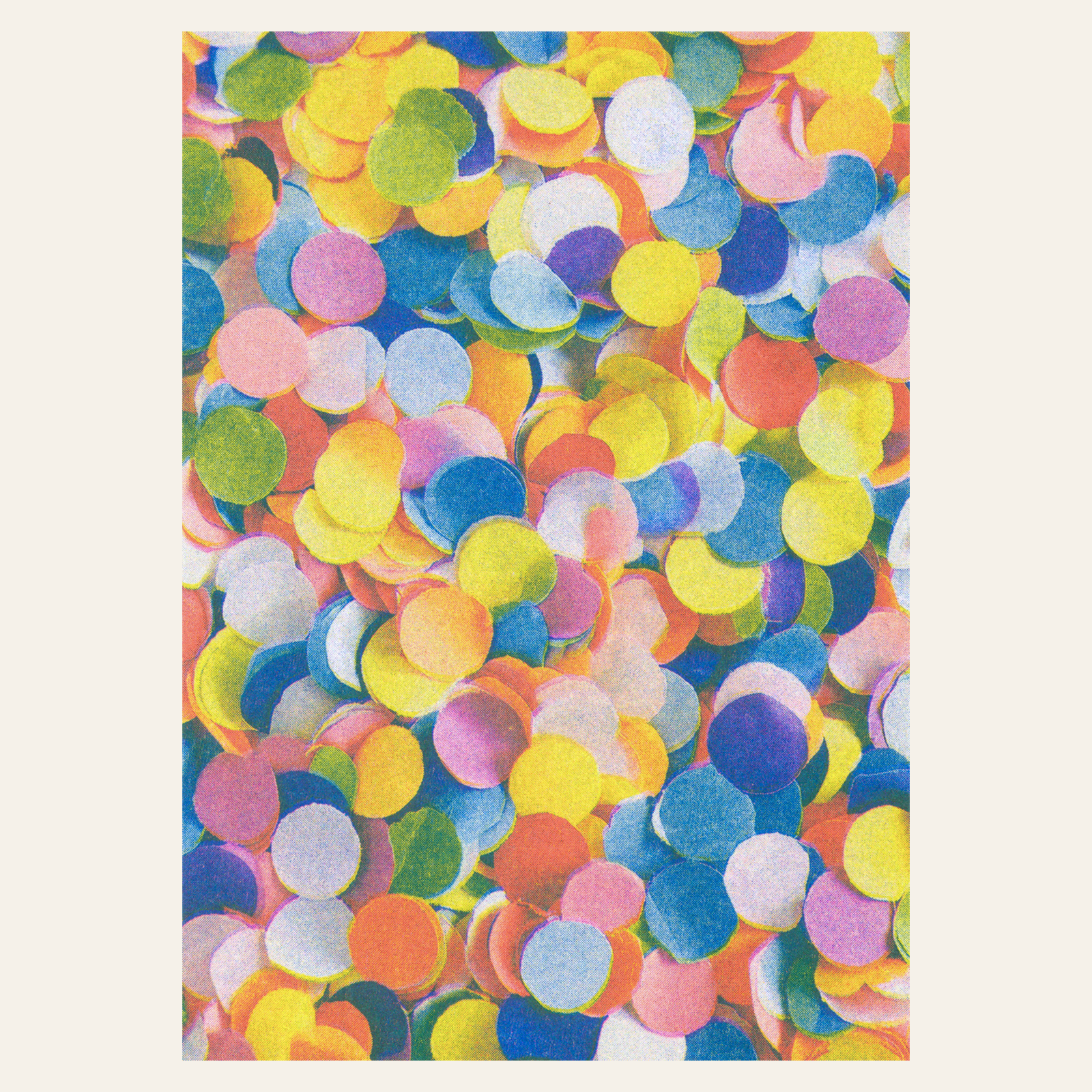 Paper Confetti Postcard