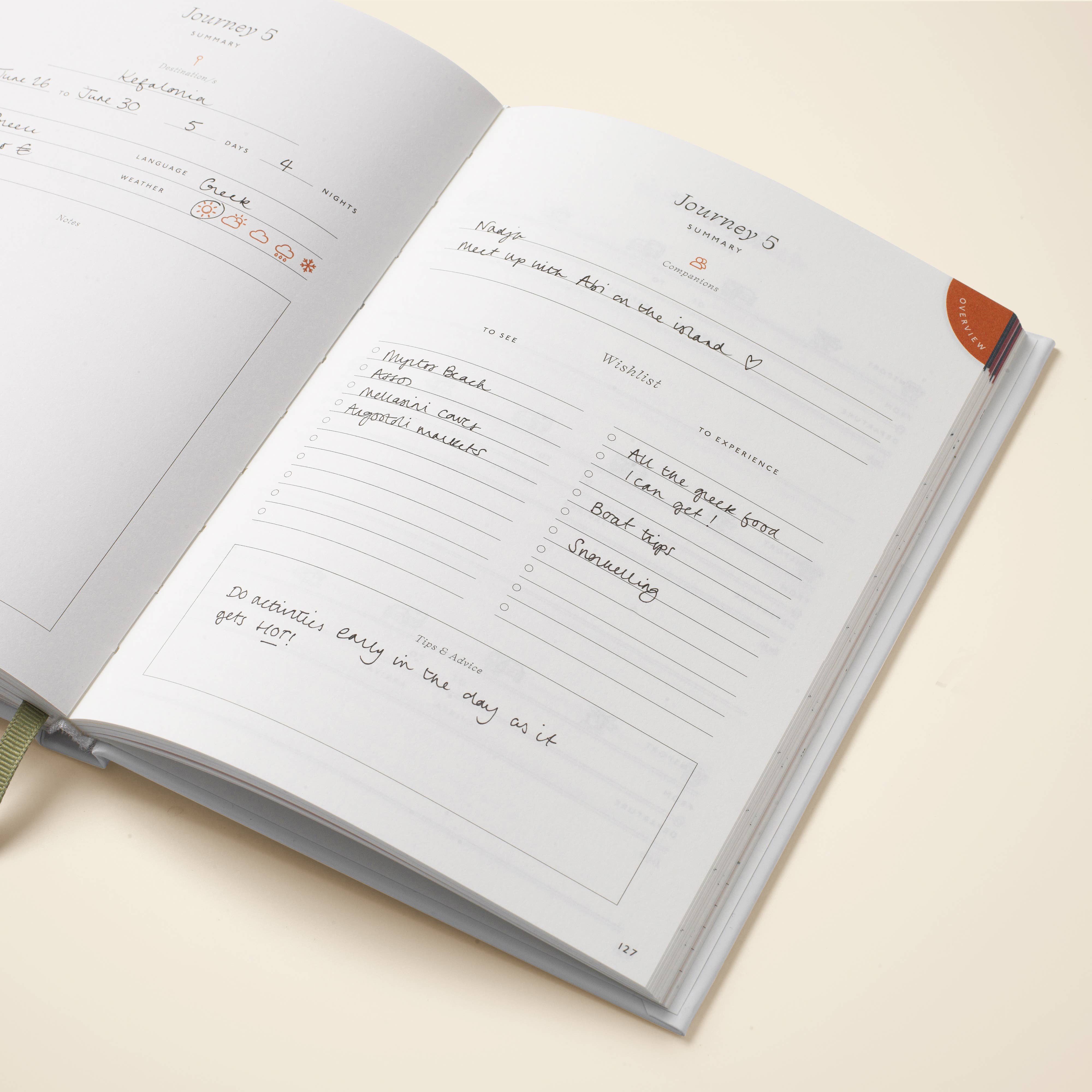 Guided Travel Journal / A5 Hardcover / Coral Reef