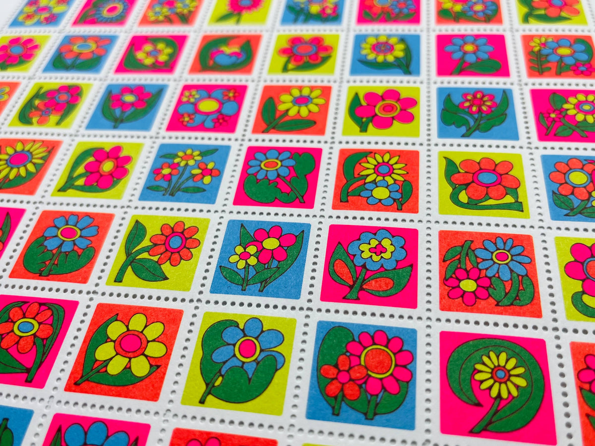 Lick & Stick Stamps / Flowers by Krista Perry