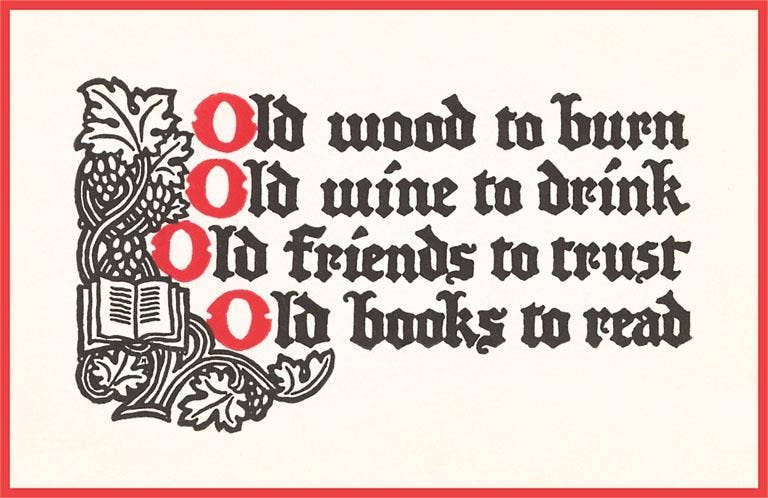 The Value of Old Things Postcard