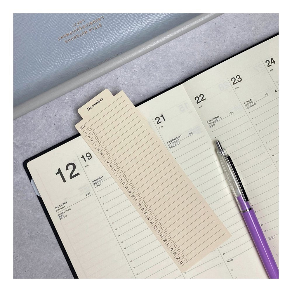 Laconic Bookmark Set / Weekly Schedule