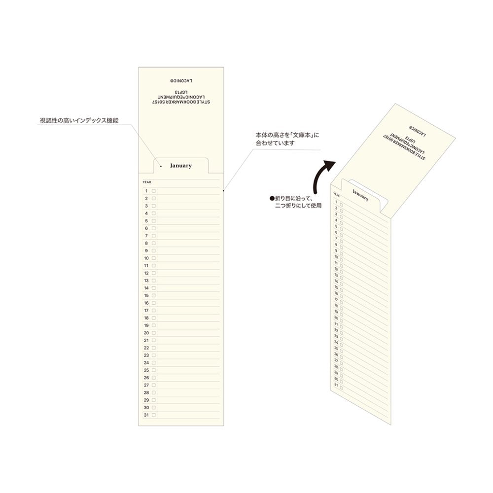 Laconic Bookmark Set / Reading Notes