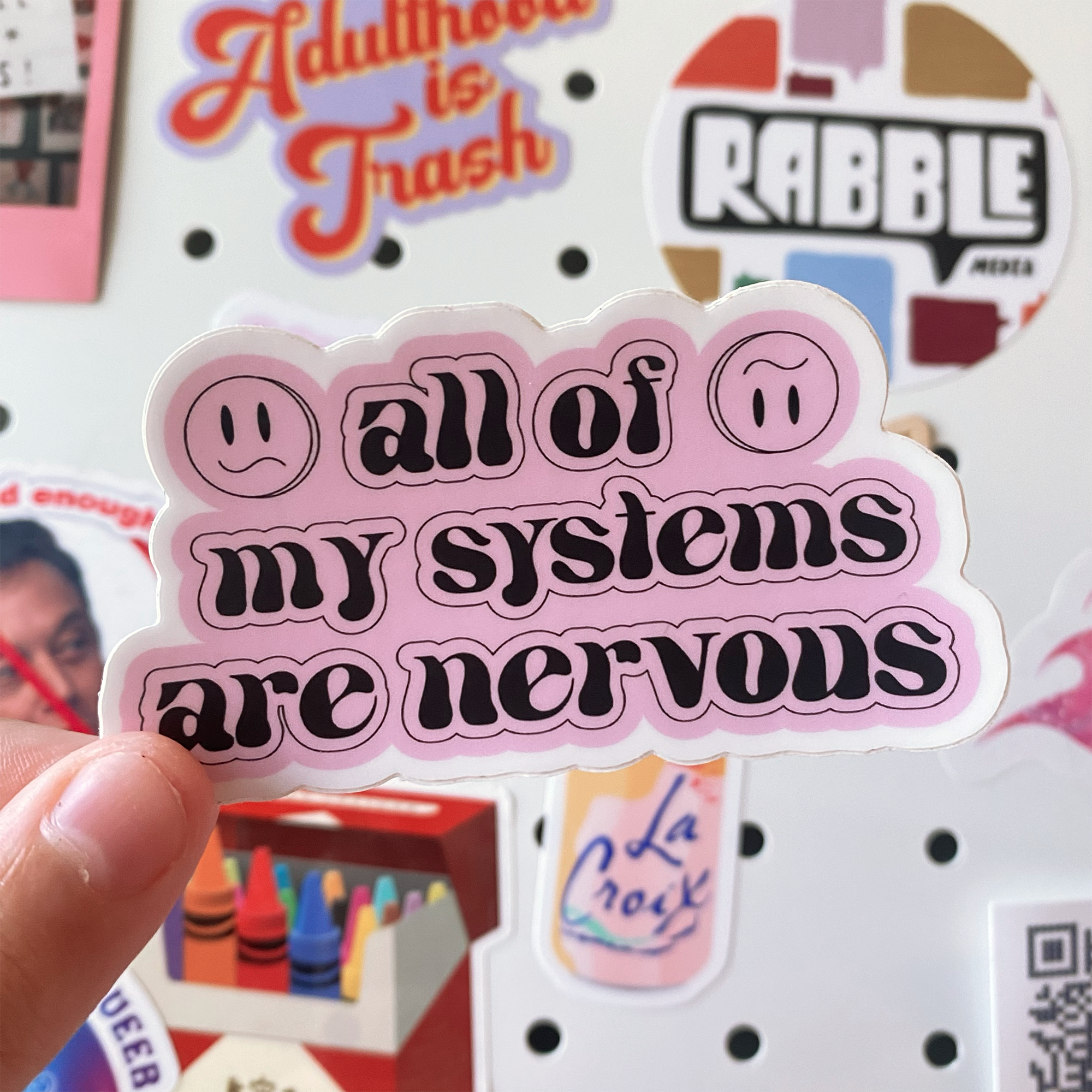 All my systems are nervous sticker