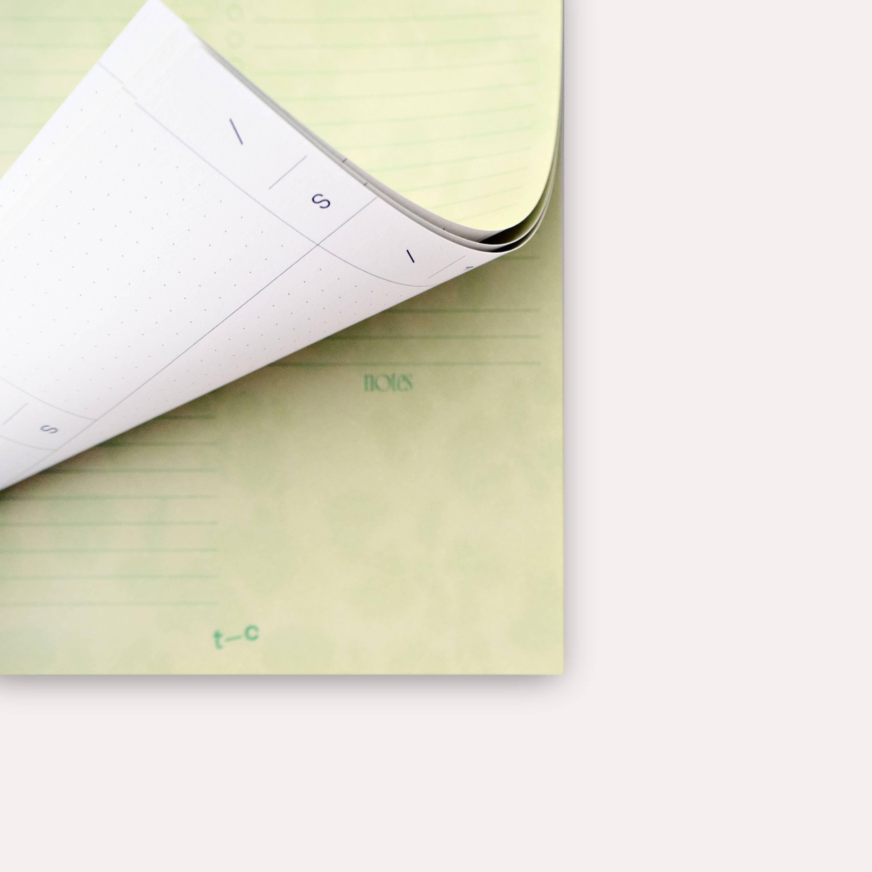 Hazy Daily Planner Pad