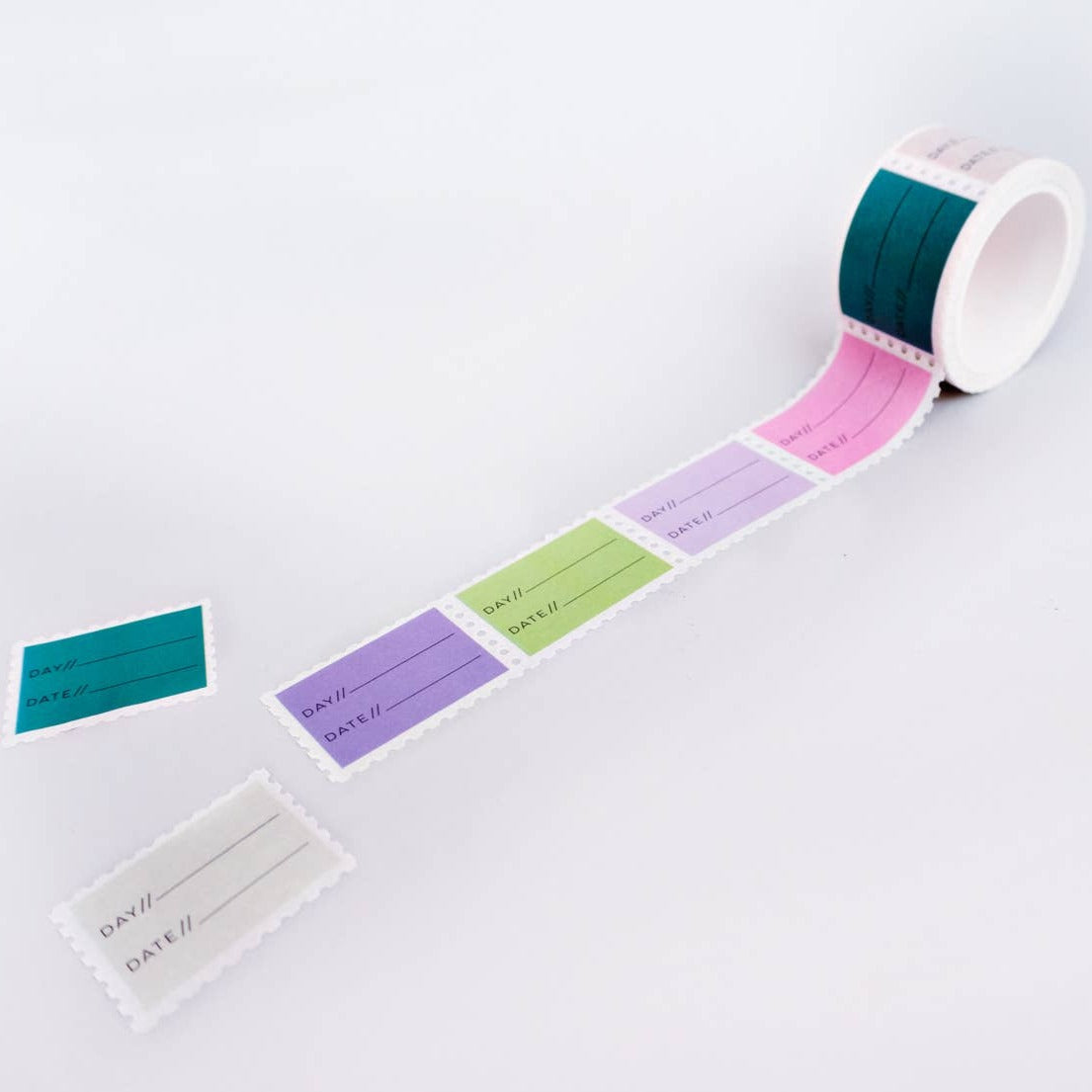 Day + Date Stamp Washi Tape