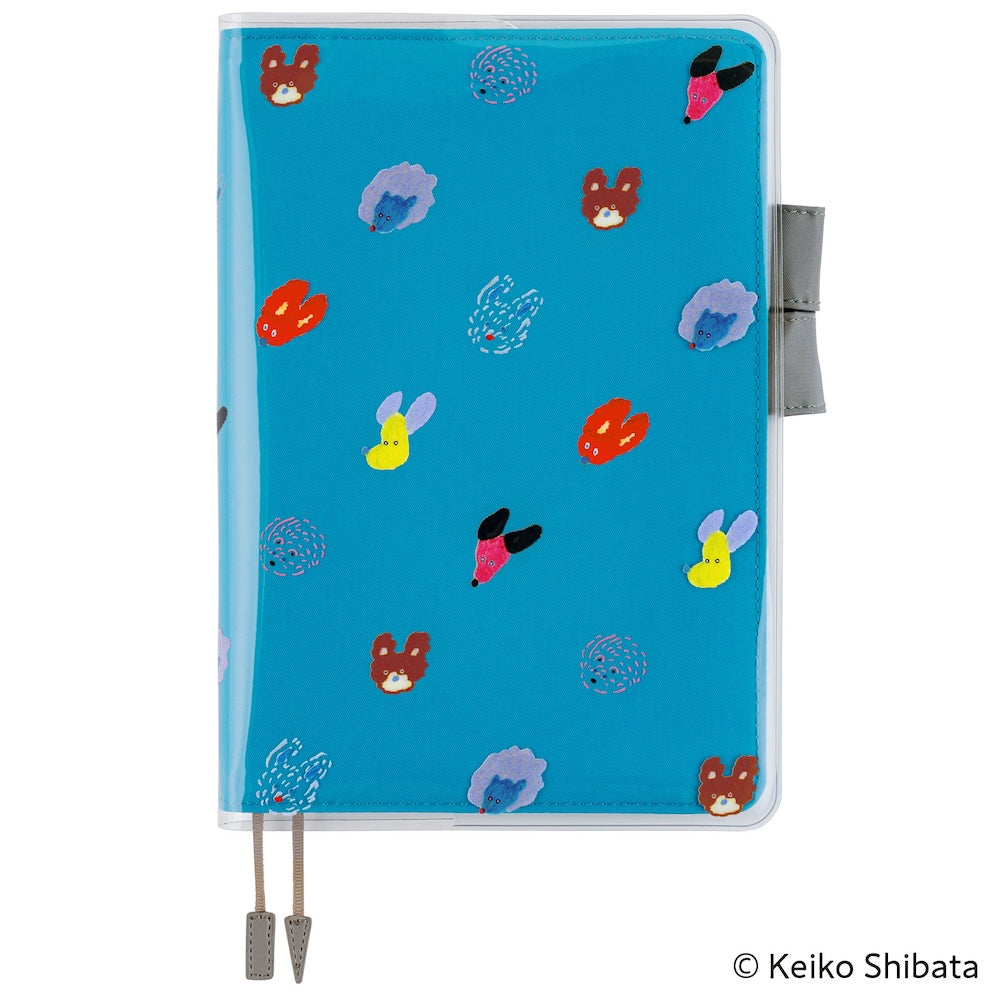 Hobonichi Techo / Keiko Shibata: Cover on Cover for A5 Size (Dog Ears Fluttering in the Wind)