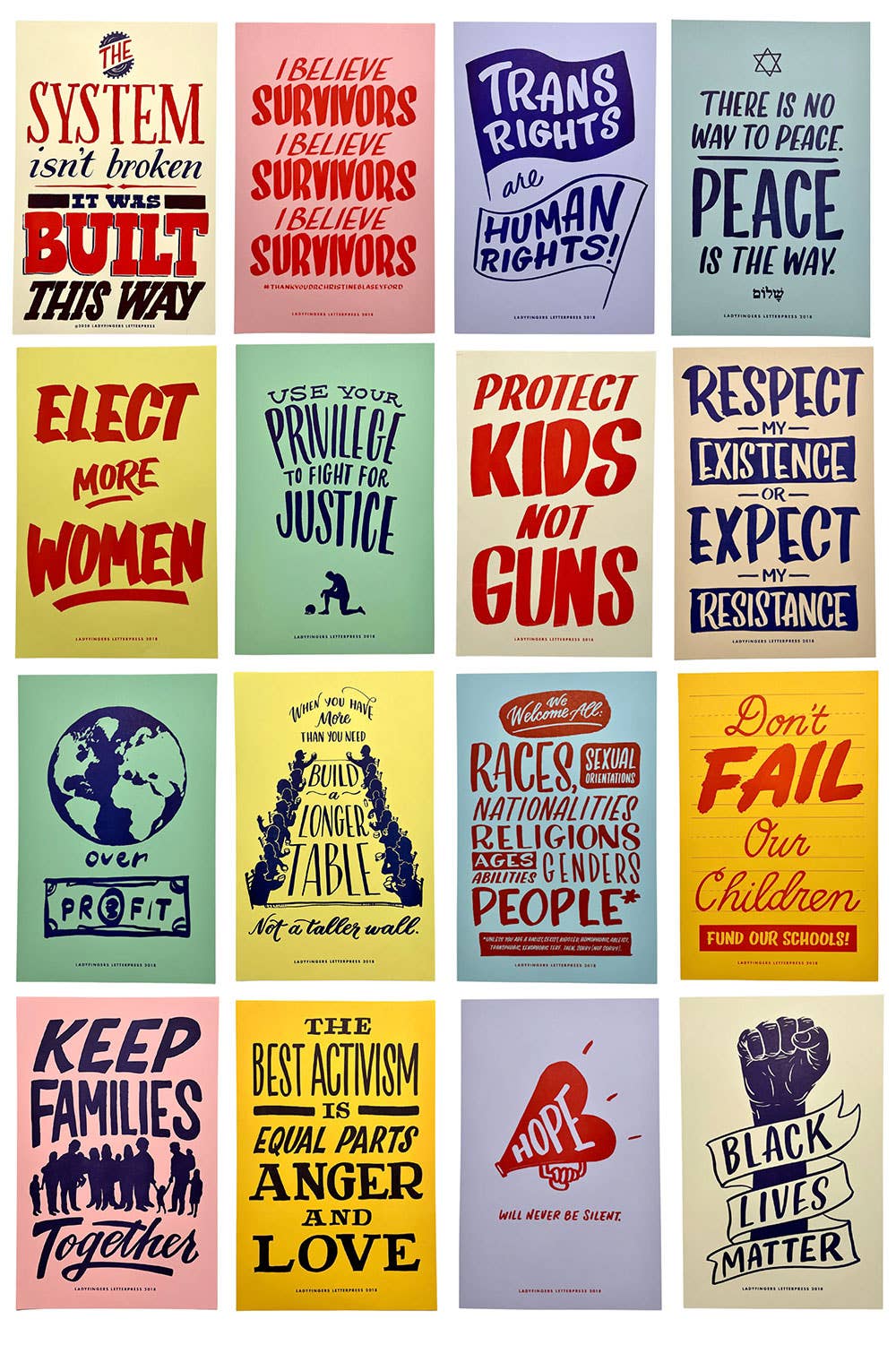Protest Posters Part One / Set of 16