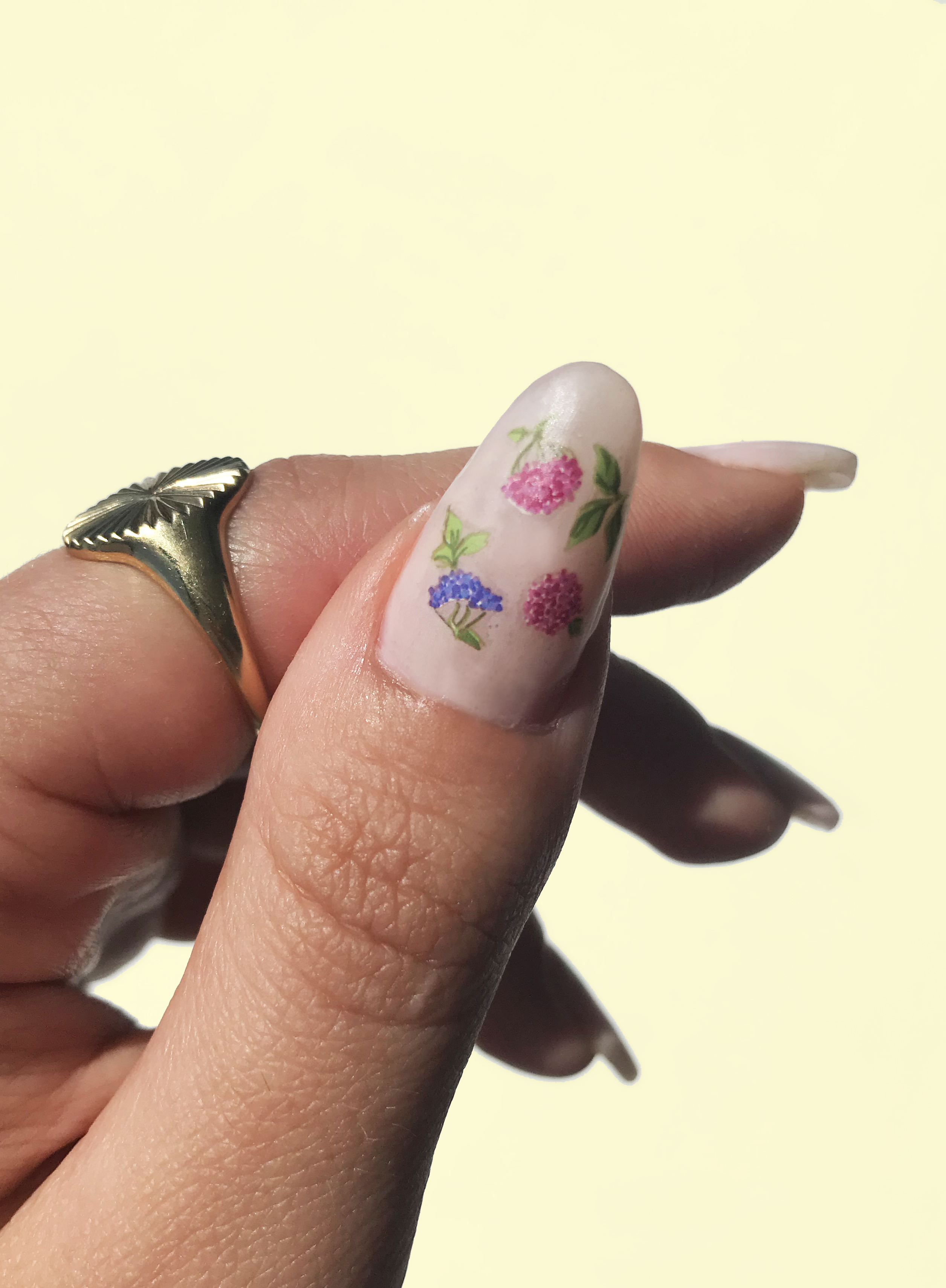 Nail Art Stickers / Pink Pony