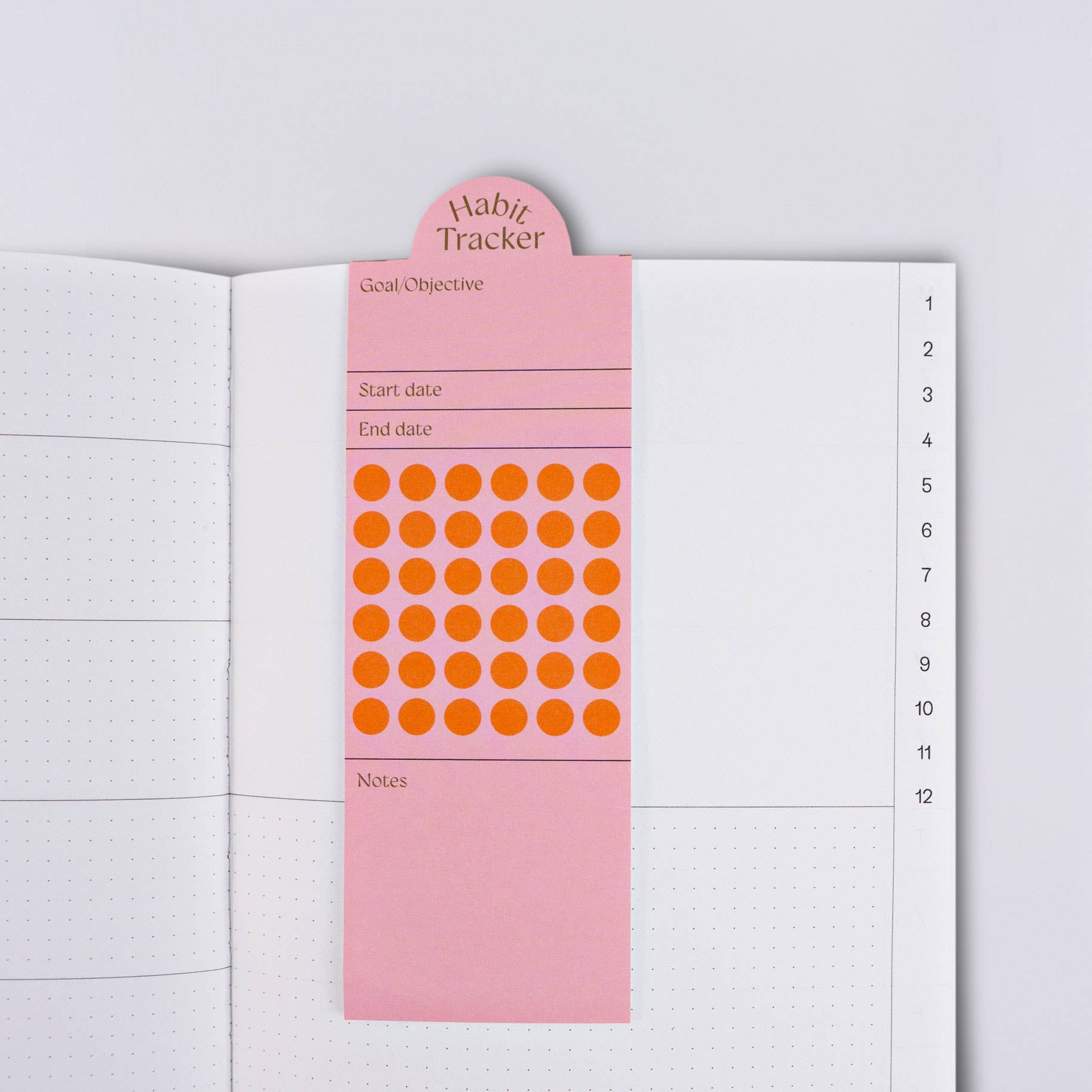 Hinoki Habit Tracker Bookmark Set