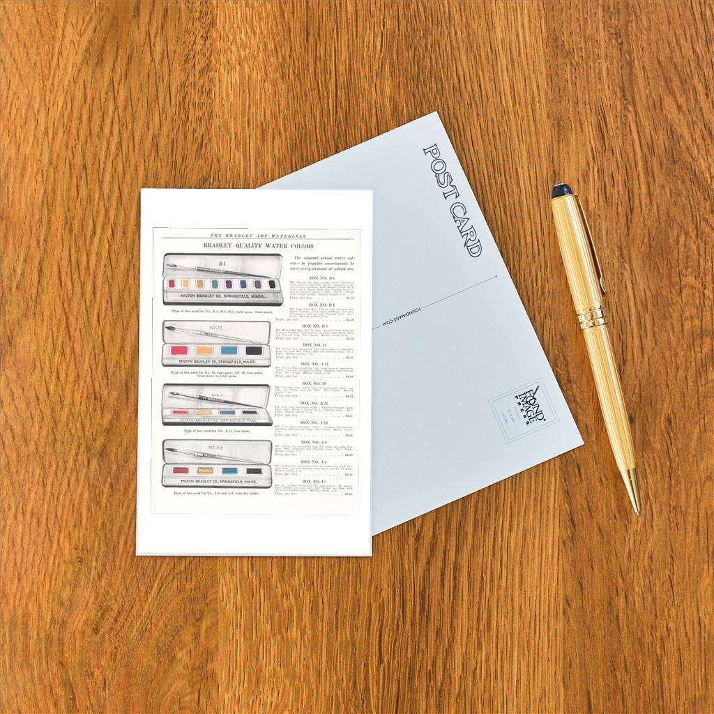 Watercolor Sets Postcard