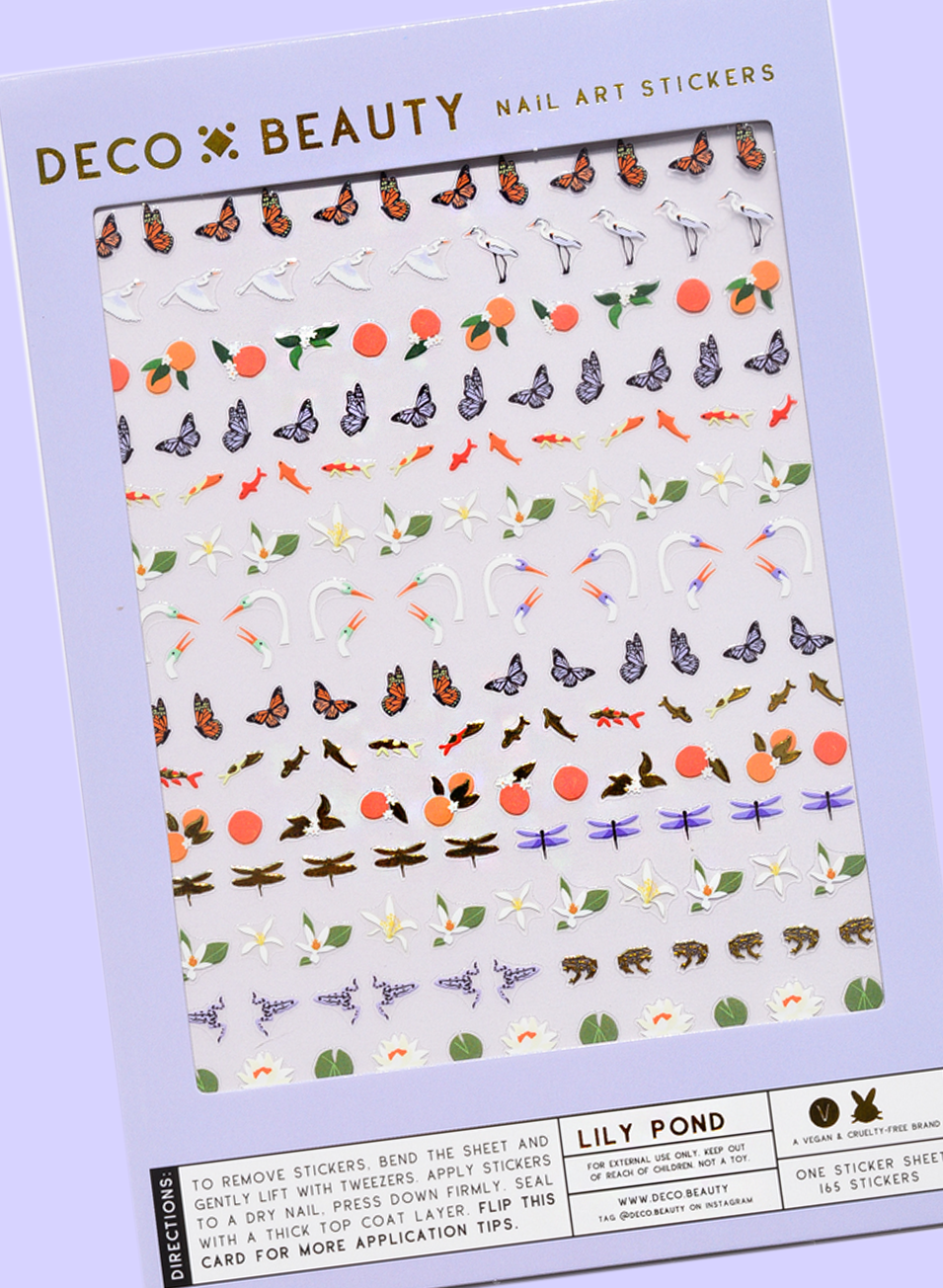 Nail Art Stickers / Lily Pond