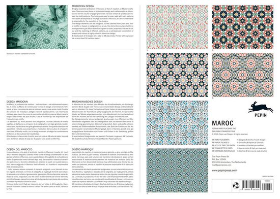 Paper Placemat Pad / Maroc