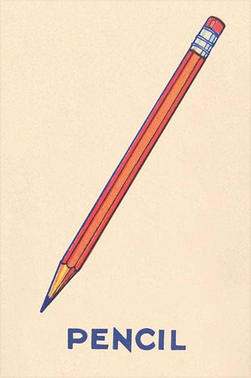 Pencil Postcard