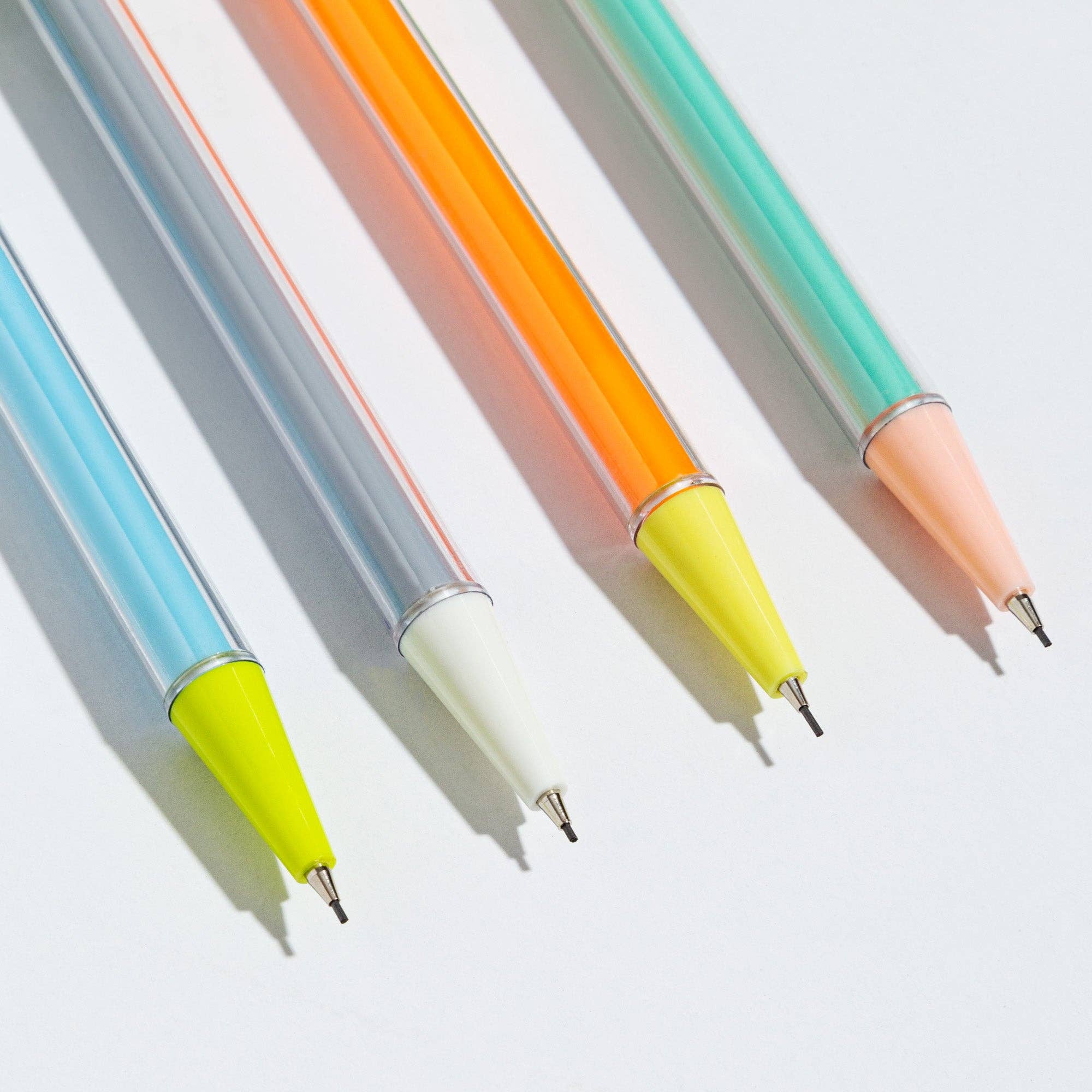 Colorblock Mechanical Pencil / Set of 4