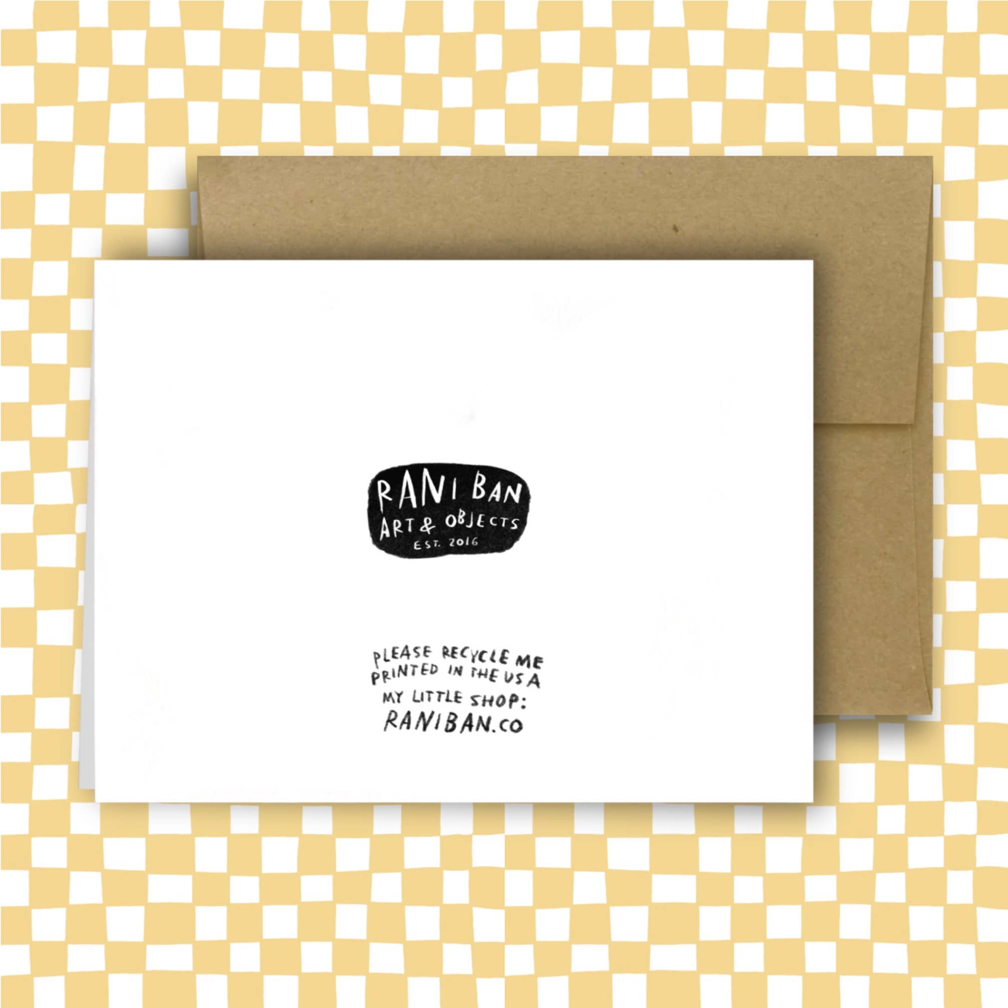 CAN’T HUG YOU Greeting Card