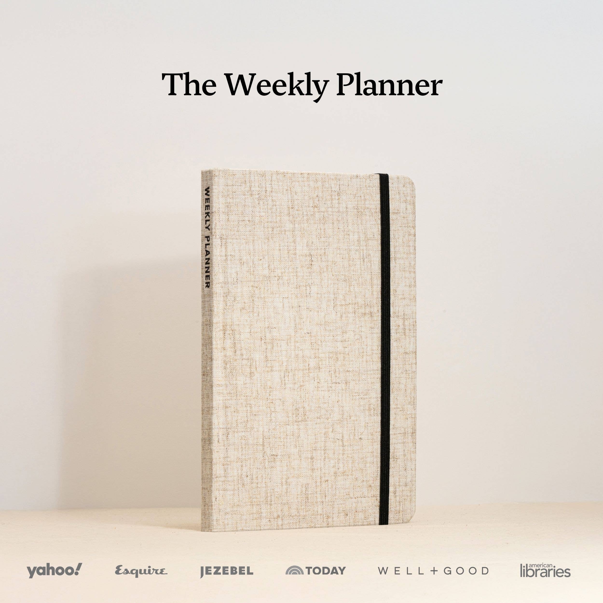 Undated Weekly Linen Planner / Oat