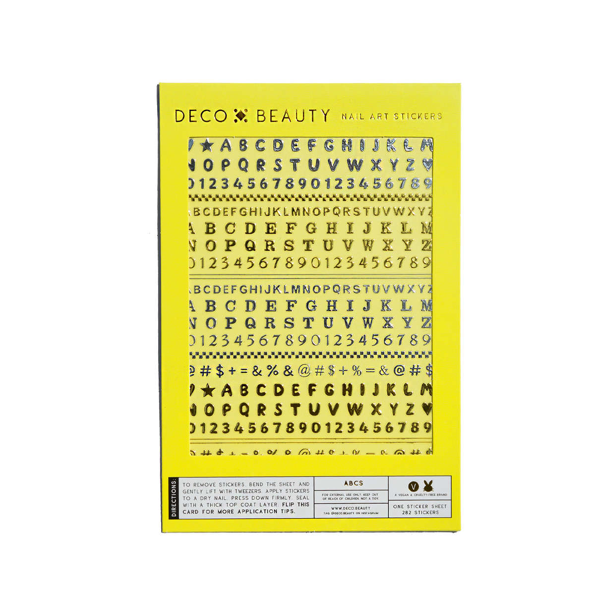 Nail Art Stickers / ABCs