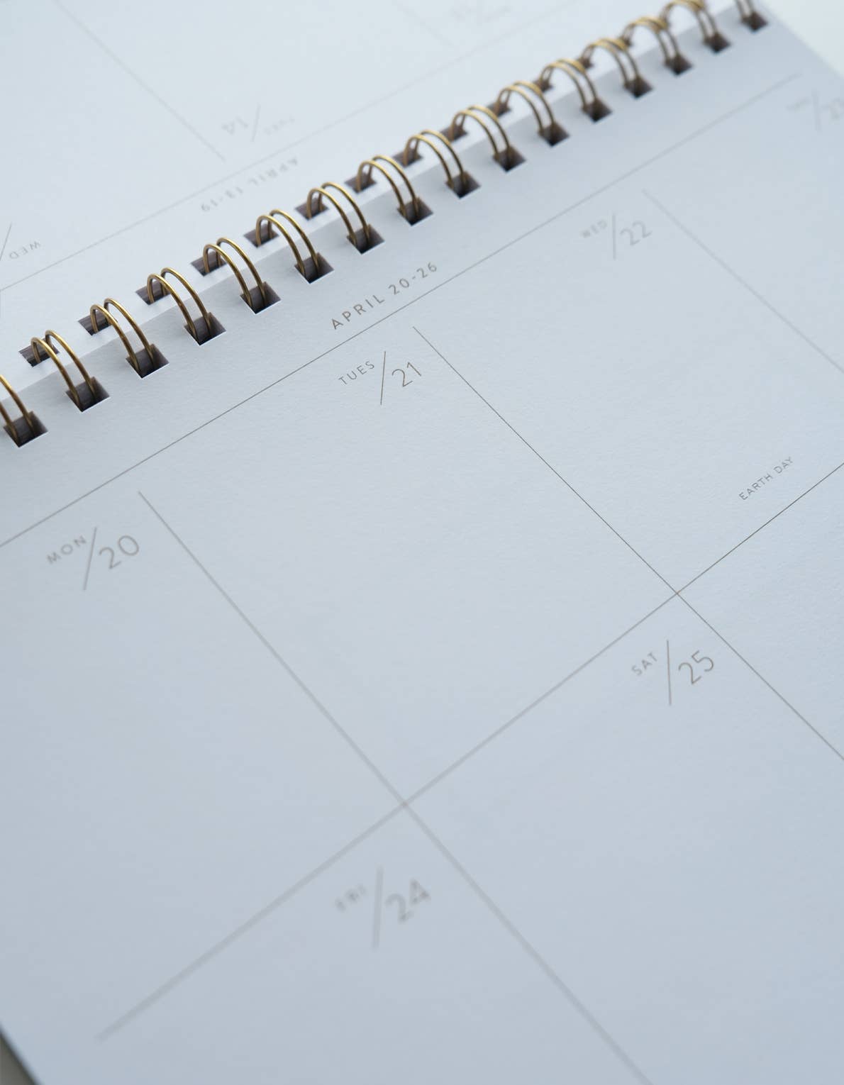 2026 Desktop Planner / Block Print Stripe