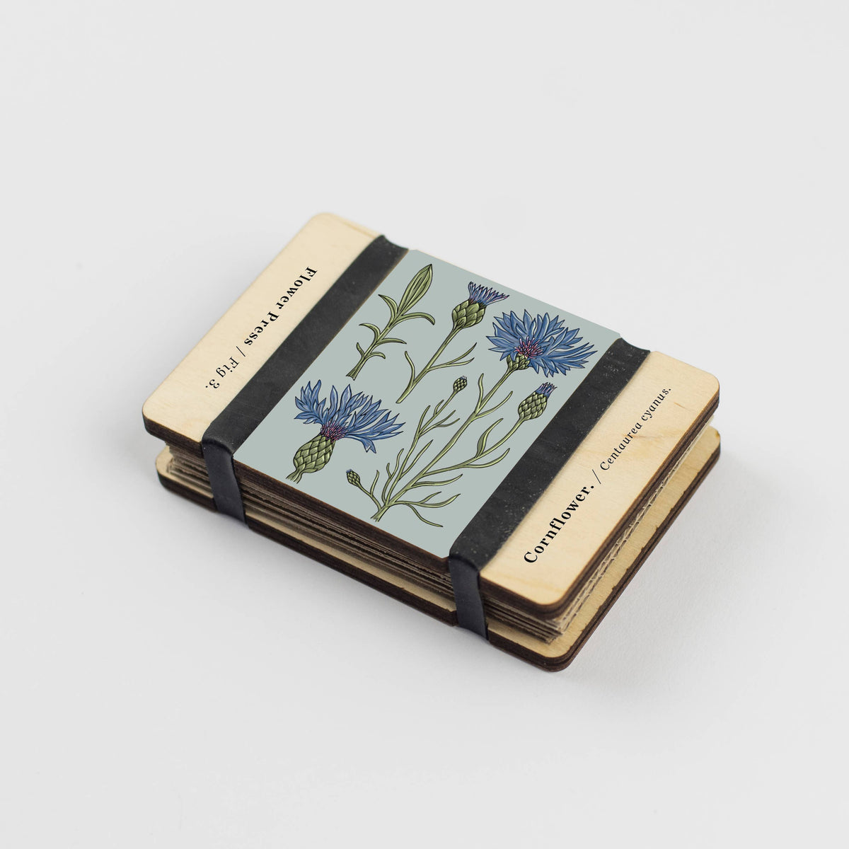 Pocket Flower Press / Vintage Cornflower
