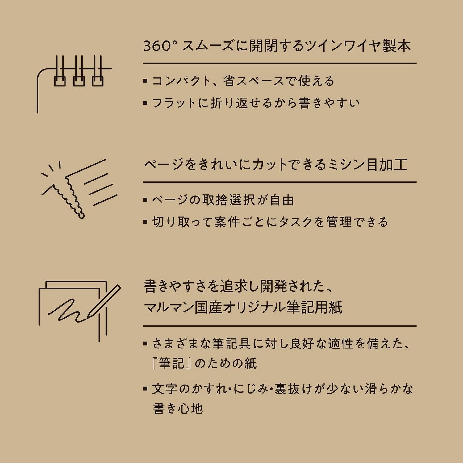 Mnemosyne x Kleid A5 Grid Spiral 7182 Notebook