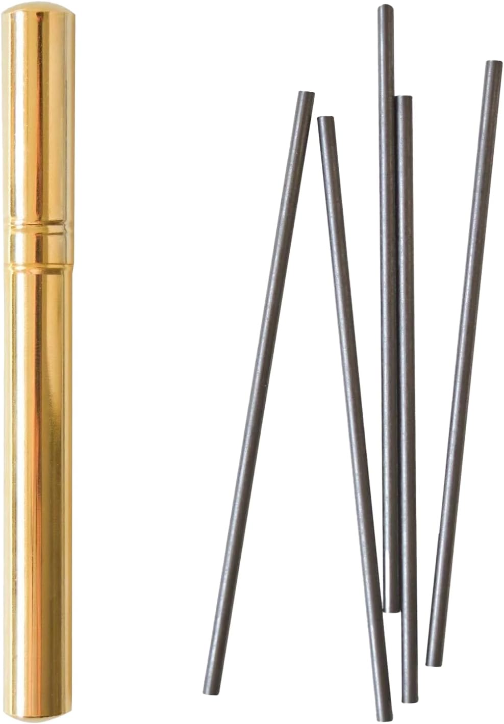 OHTO Wood Mechanical Sharp Pencil Brass Lead Case