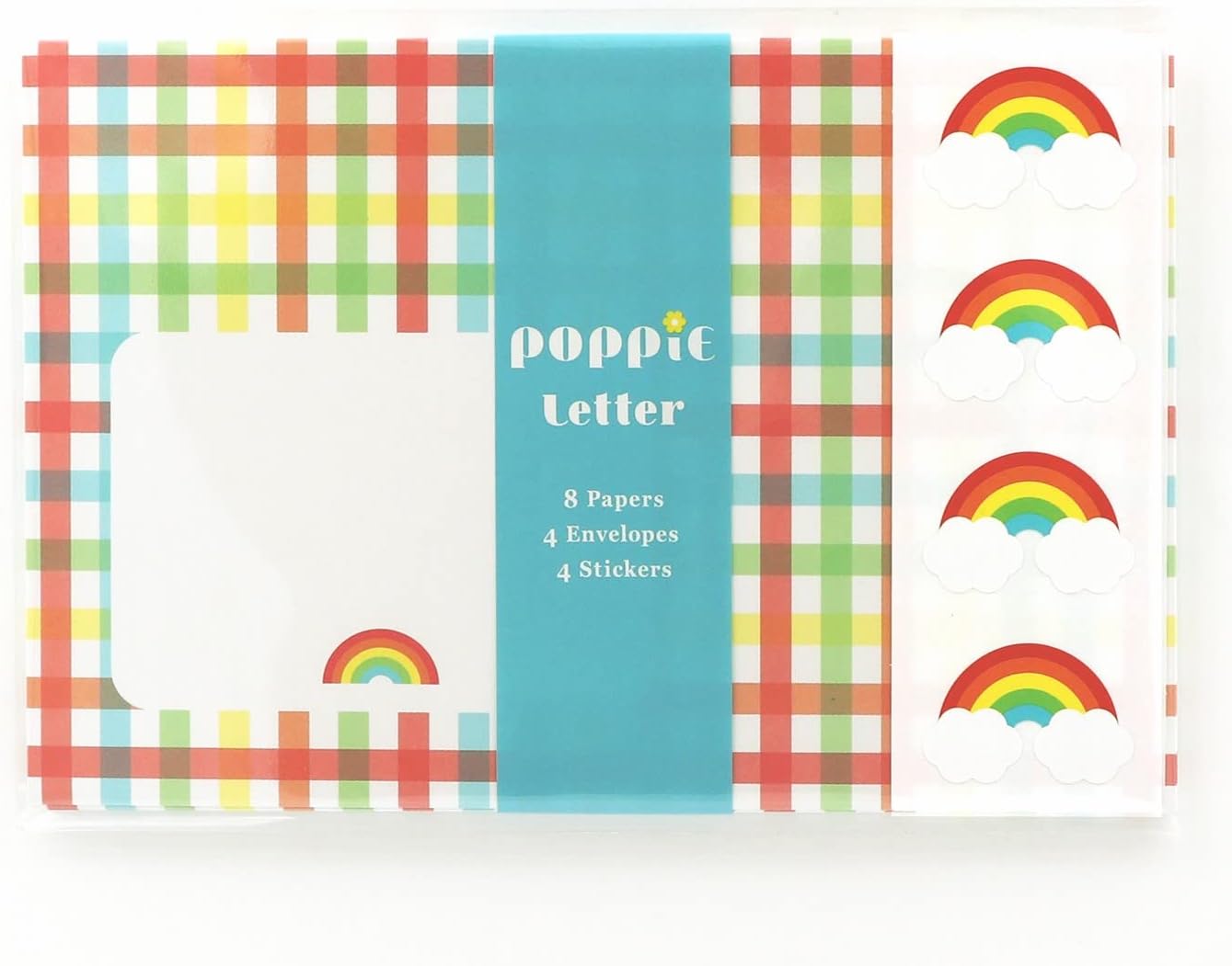 Poppie Rainbow Letter Set