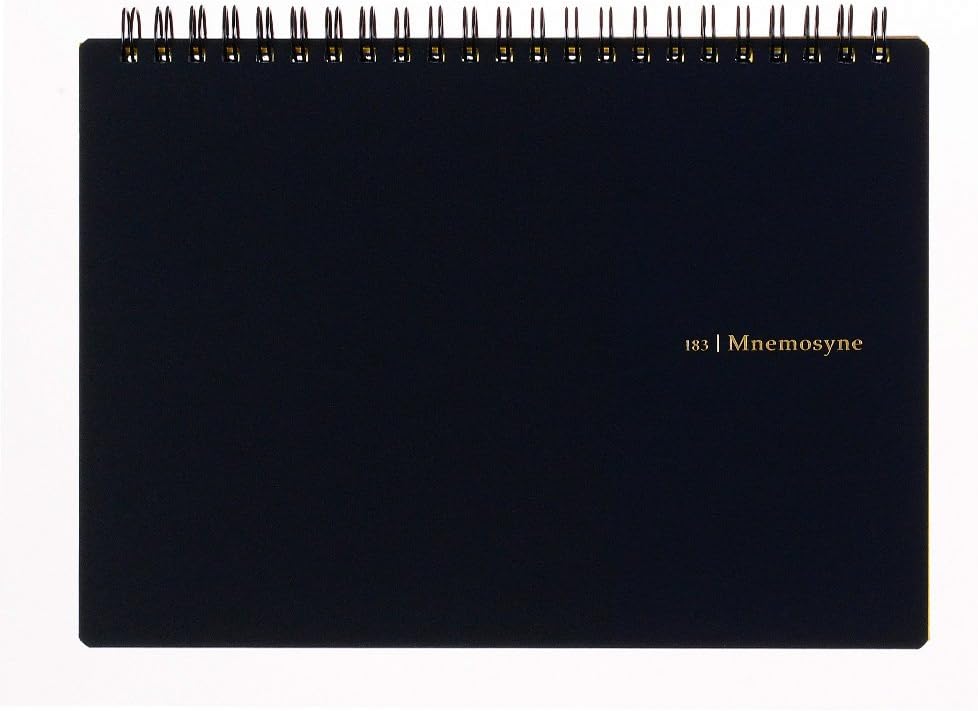 Mnemosyne A5 Blank Horizontal Spiral 183 Notebook