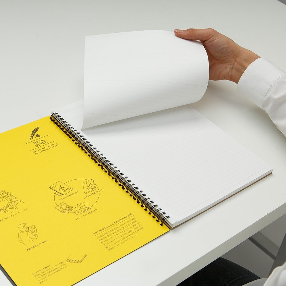 Mnemosyne A4 Lined Spiral 199 Notebook