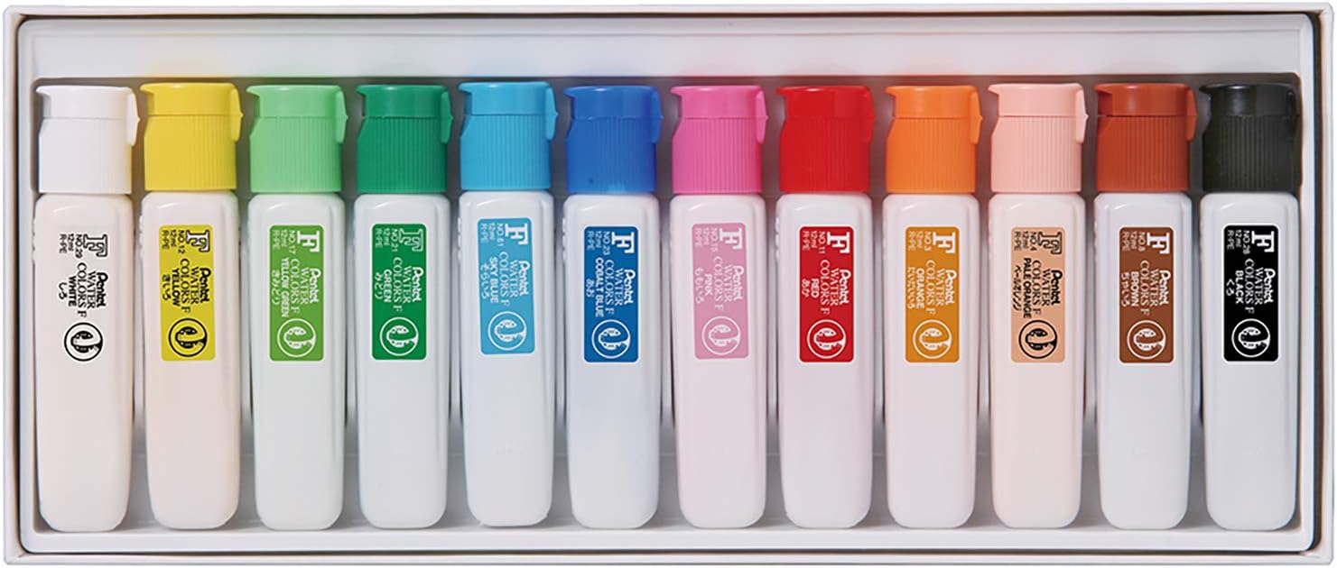 Japanese Pentel Watercolor Tube Singles