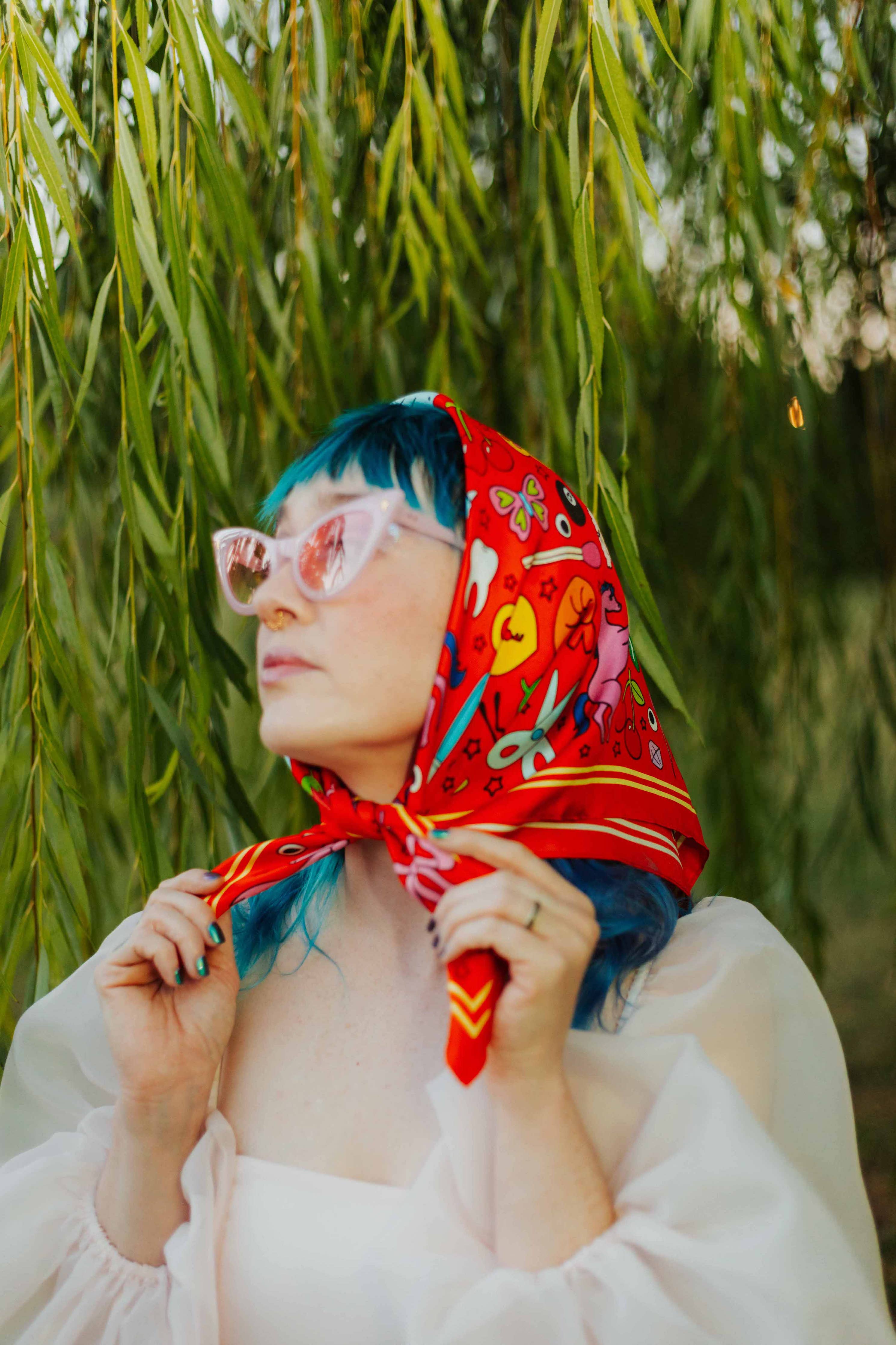 Trinket Treasures Silk Scarf