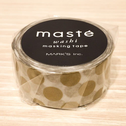 Masté Gold Dot Washi Tape