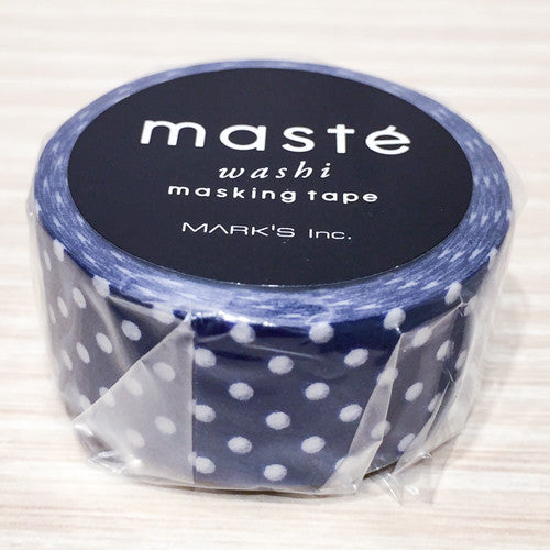 Masté Navy Dot Washi Tape