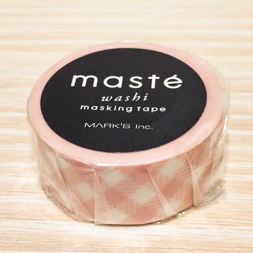 Masté Pink Check Washi Tape