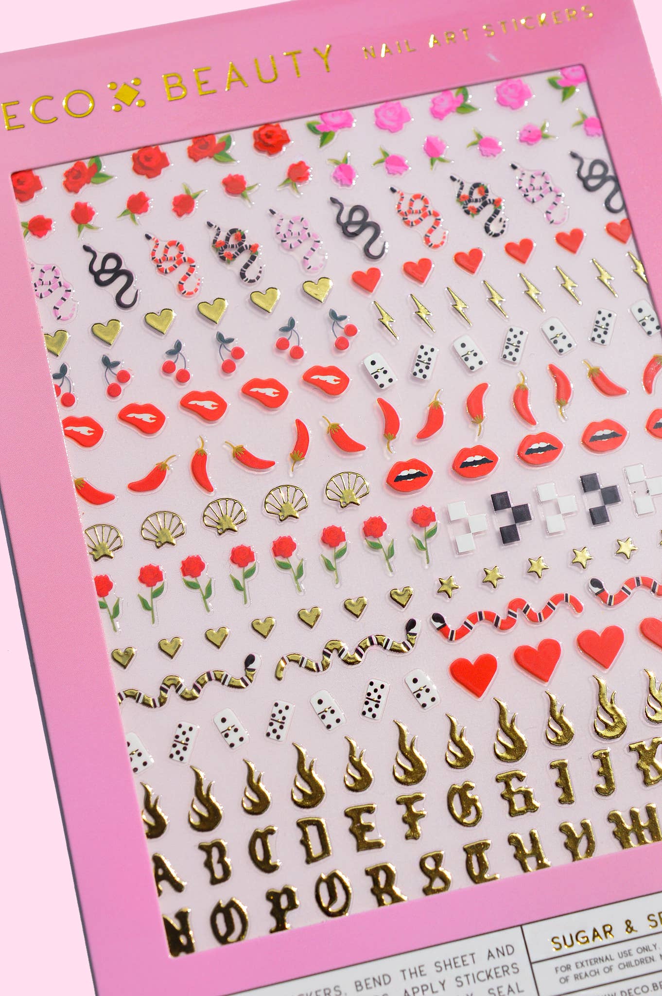 Nail Art Stickers / Sugar & Spice