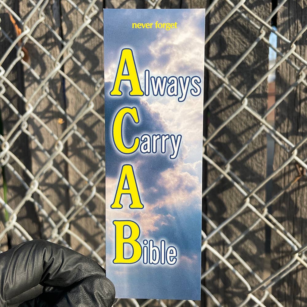 Always Carry a Bible Bookmark