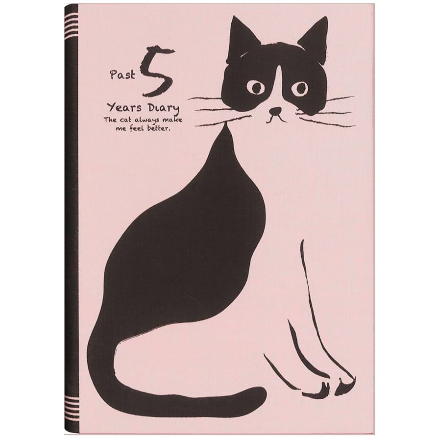 Linen Five Year Diary / Cat
