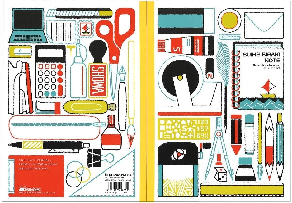 Suiheibiraki Notebook / B5 Lined / Office Supply Print