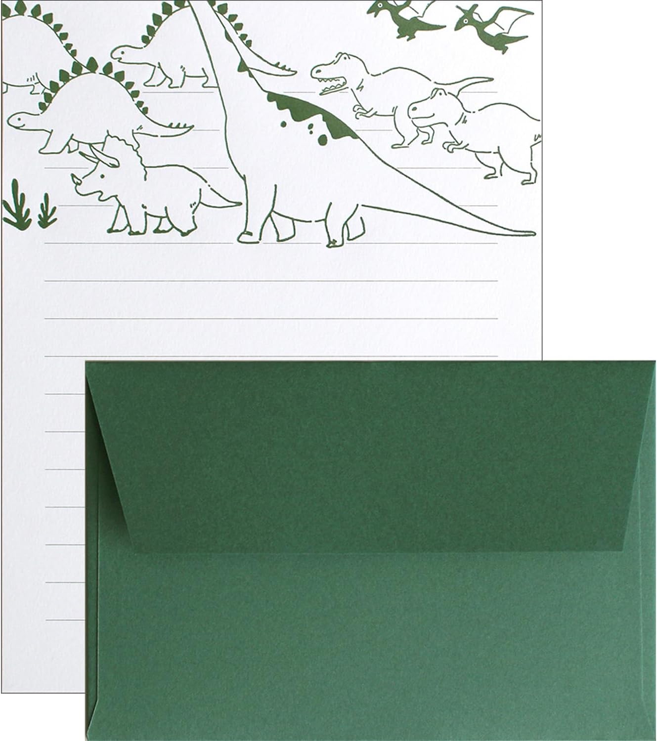 Letterpress Letter Set / Dinosaurs