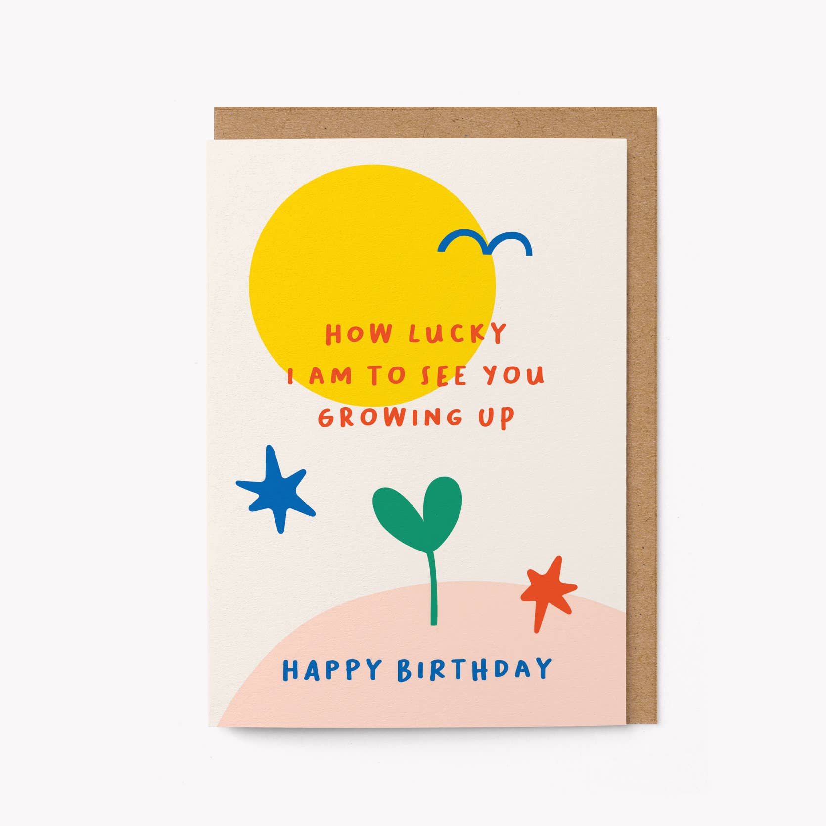 How lucky I am - Birthday Card