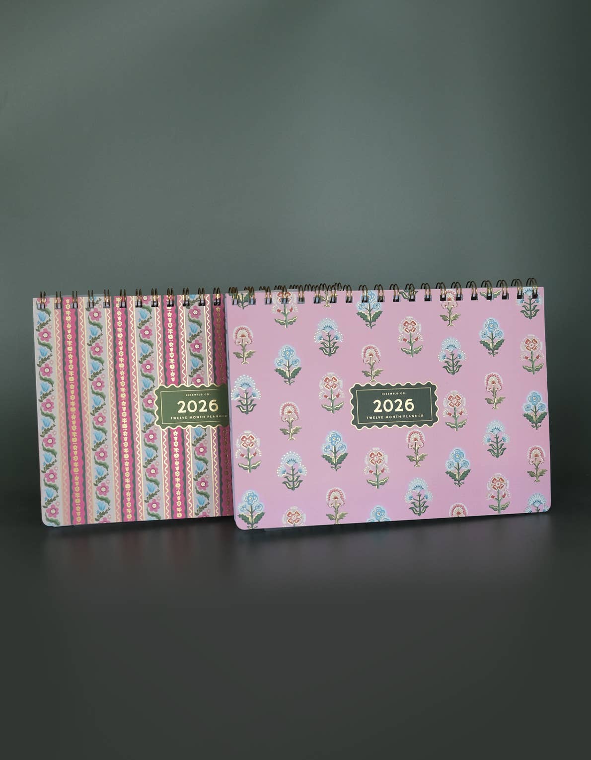 2026 Desktop Planner / Block Print Stripe
