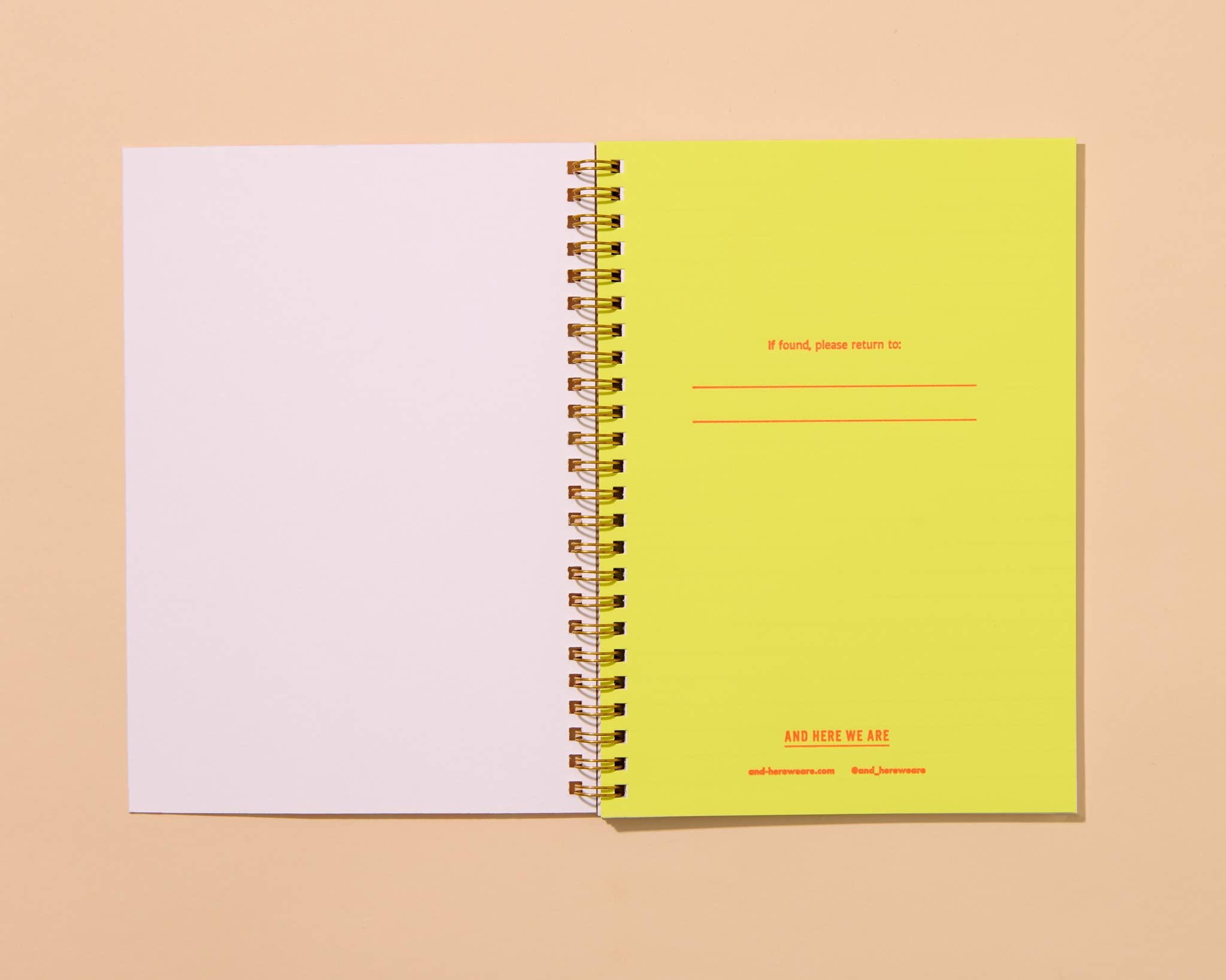 Letterpress A5 Spiral Notebook / Diet Soda