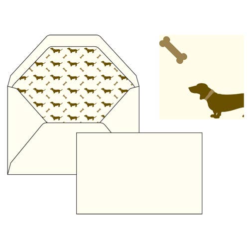 Rossi 1931 Letterpress Gold Foil Flat Card Letter Sets