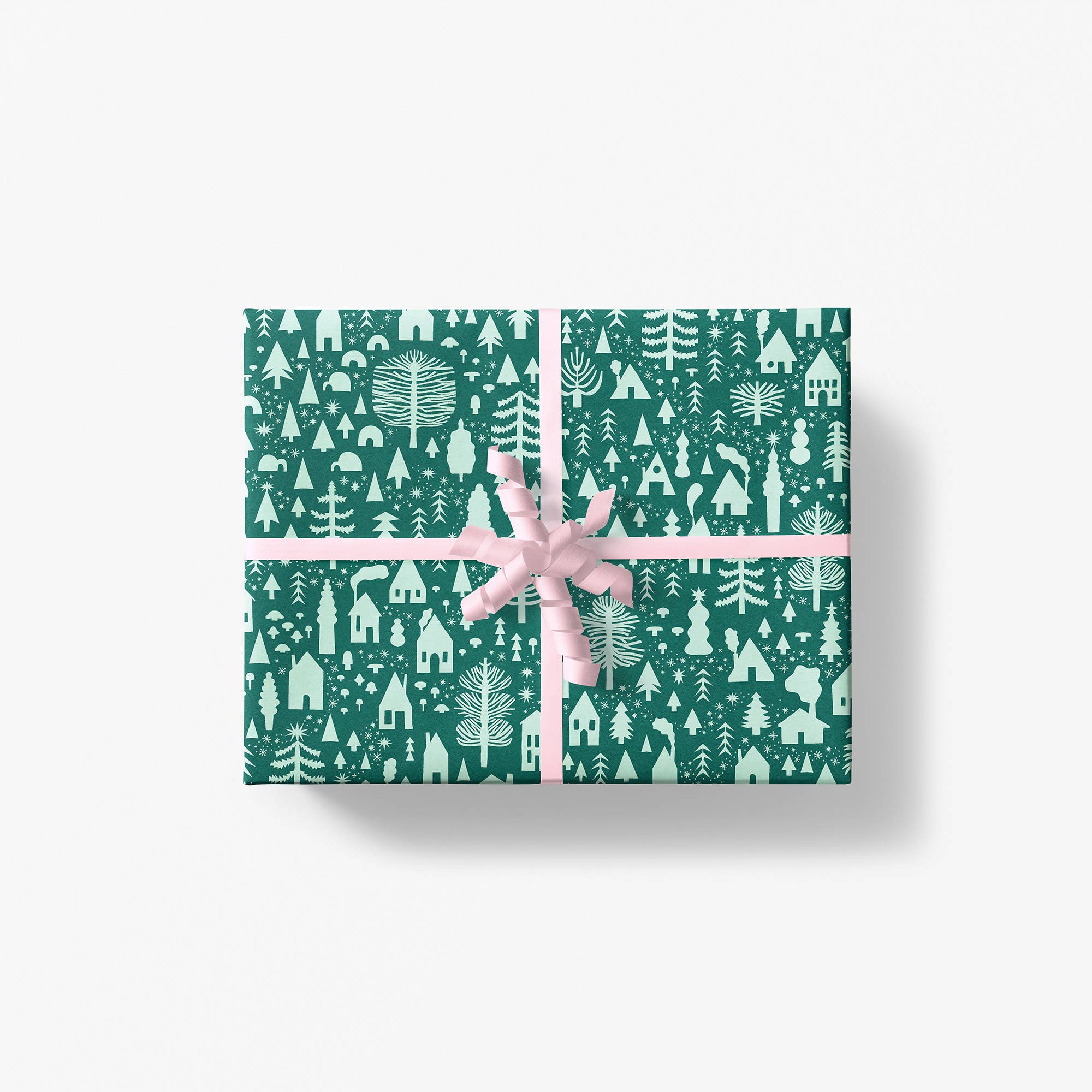Winter Village Gift Wrap