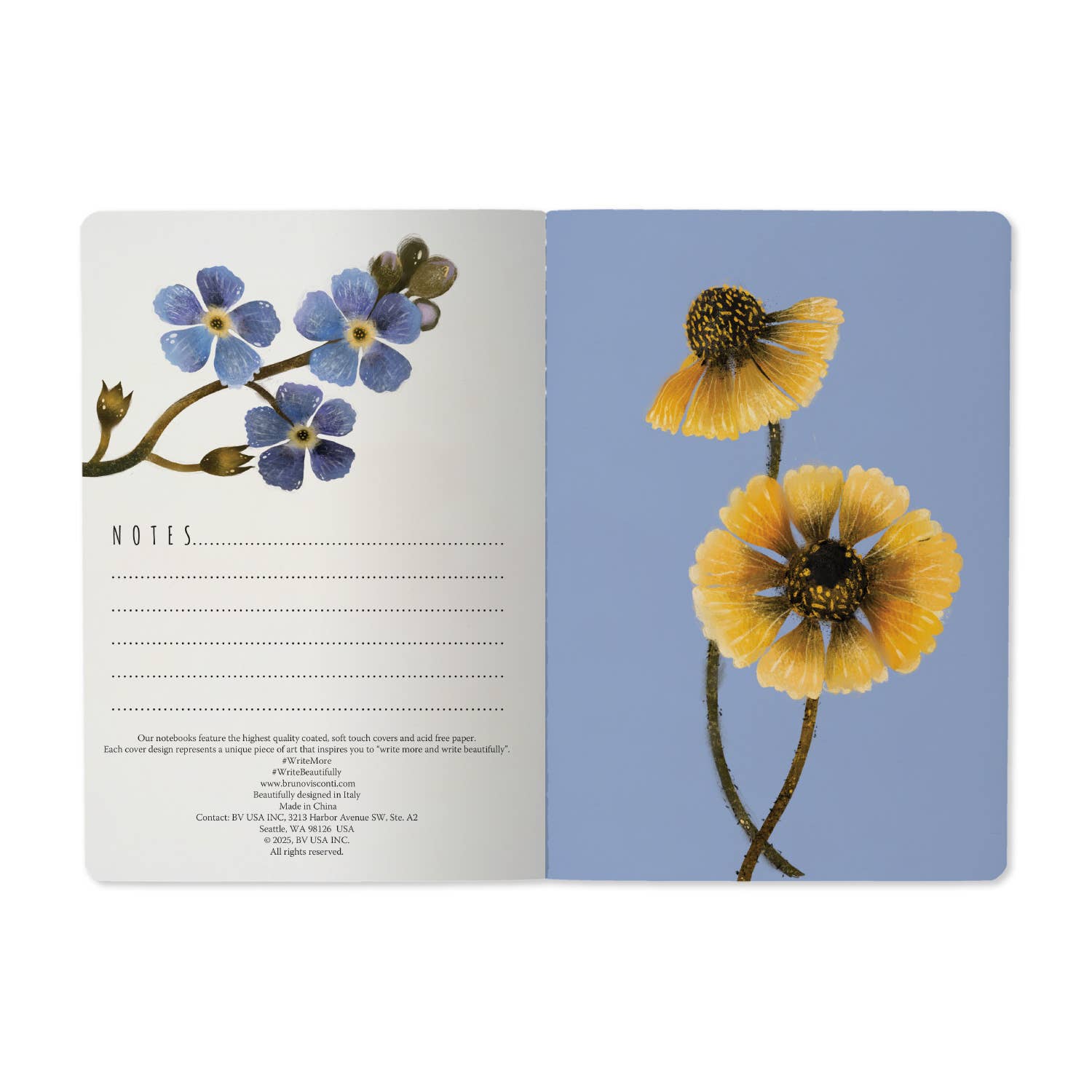 Spring Bloom A5 Notebook