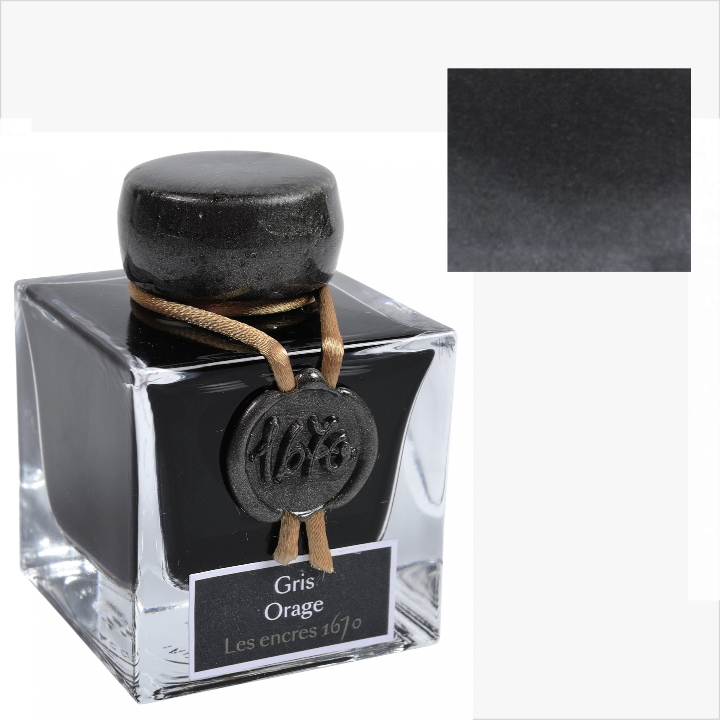 Herbin 1670 Ink with Gold Shimmer 50ml - 6 Colors