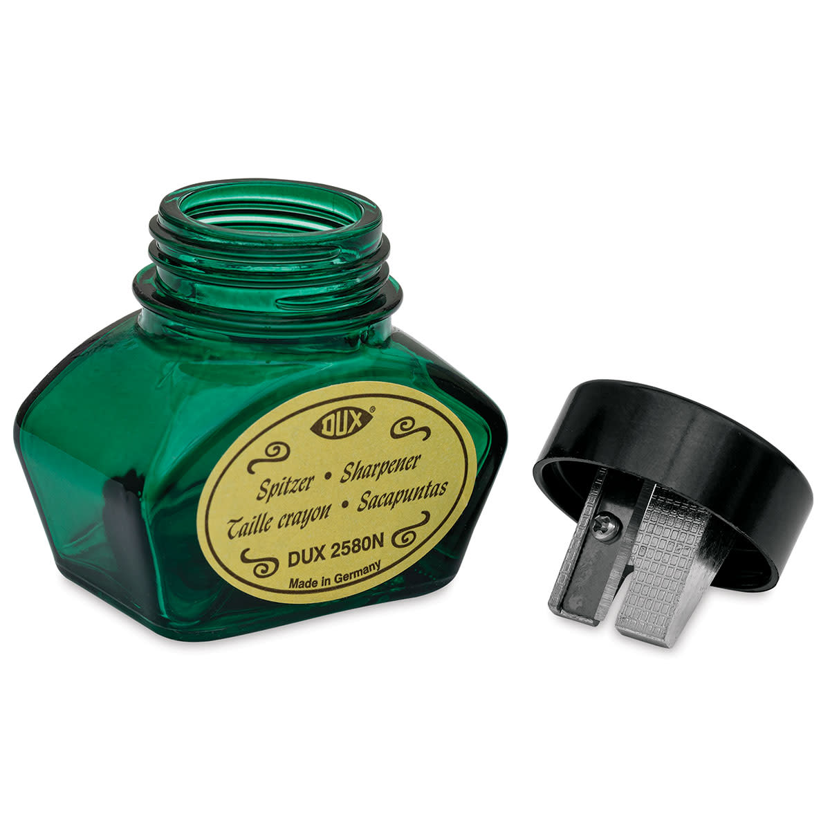 DUX Inkwell-Style Pencil Sharpener / Green