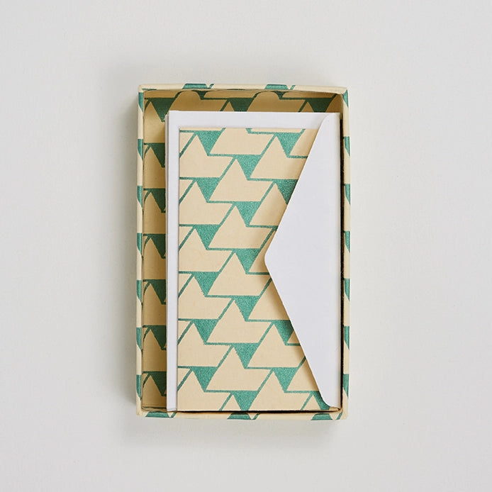 Box Card Set / Jaipur Green