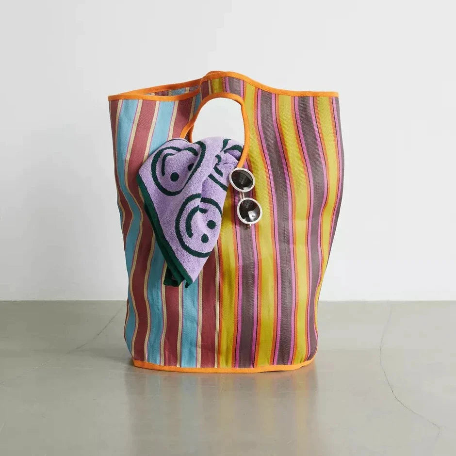 Striped Tote Bag
